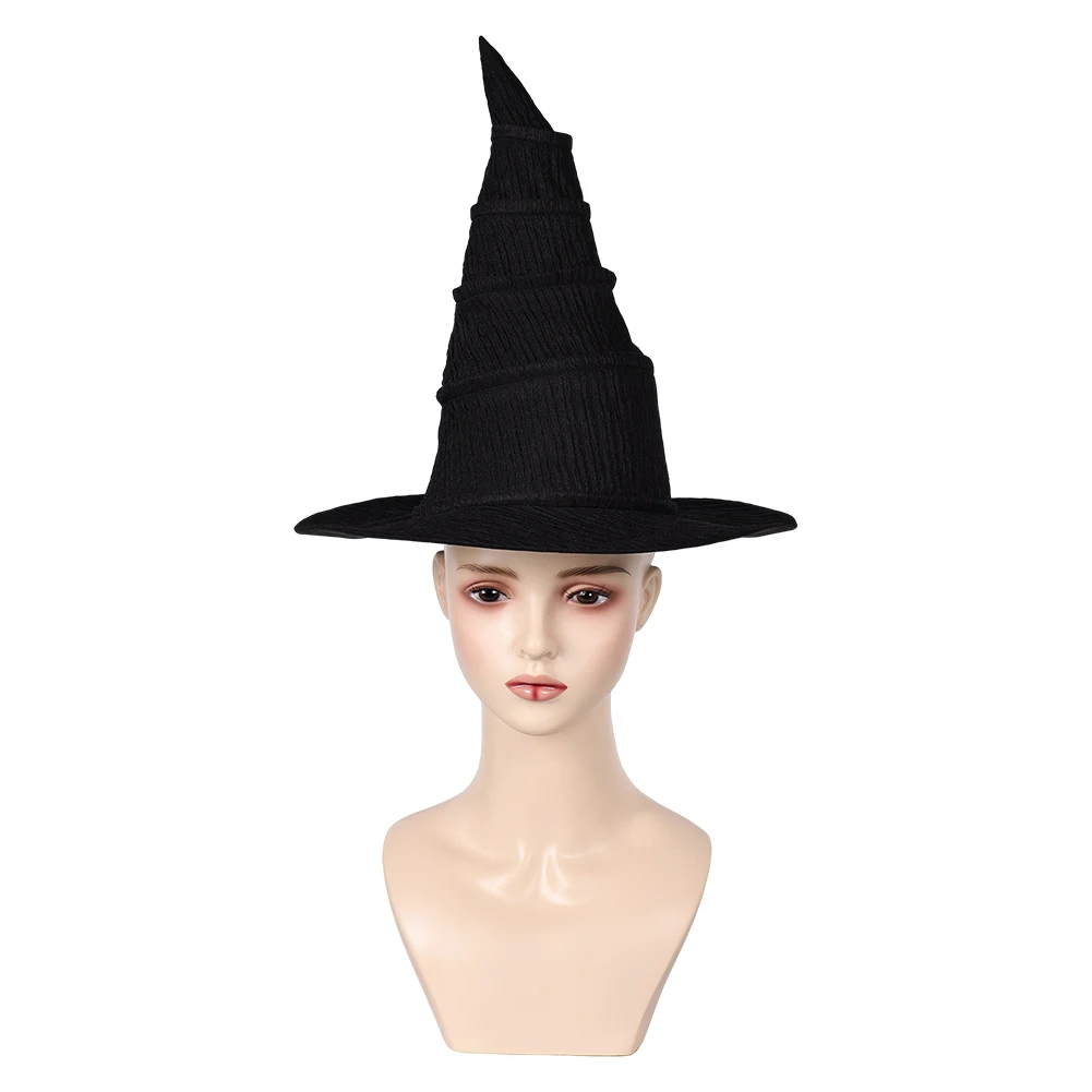 Elphaba Cosplay Fantasy Black Dress Hat Wigs 2024 Movie Wiked Costume Disguise Women Roleplay Fantasia Outfits Female Halloween Elphaba Cosplay Fantasy Black Dress Hat Wigs 2024 Movie Wiked Costume Disguise Women Roleplay Fantasia Outfits Female Halloween