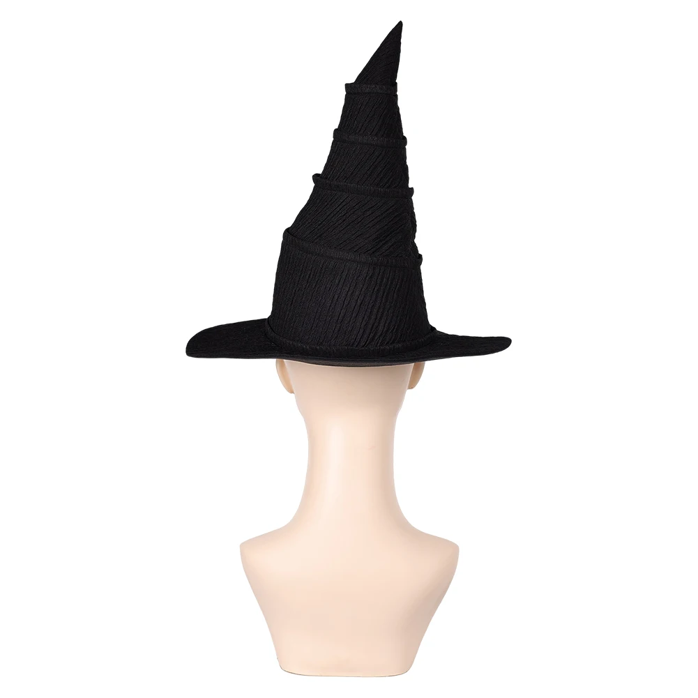 Elphaba Cosplay Fantasy Black Dress Hat Wigs 2024 Movie Wiked Costume Disguise Women Roleplay Fantasia Outfits Female Halloween Elphaba Cosplay Fantasy Black Dress Hat Wigs 2024 Movie Wiked Costume Disguise Women Roleplay Fantasia Outfits Female Halloween