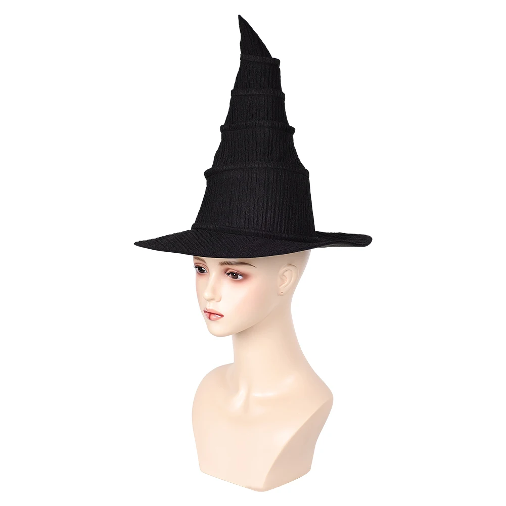 Elphaba Cosplay Fantasy Black Dress Hat Wigs 2024 Movie Wiked Costume Disguise Women Roleplay Fantasia Outfits Female Halloween Elphaba Cosplay Fantasy Black Dress Hat Wigs 2024 Movie Wiked Costume Disguise Women Roleplay Fantasia Outfits Female Halloween
