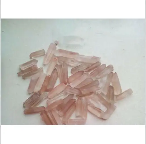 1000g AAA+ NATURAL CLEAR/Pink Lemurian Seed Quartz Crystal Point Specimen