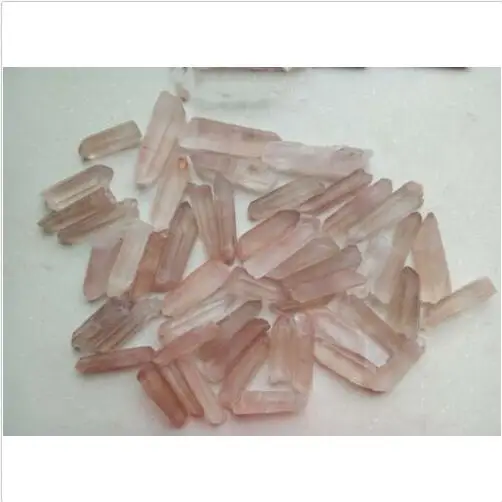 1000g AAA+ NATURAL CLEAR/Pink Lemurian Seed Quartz Crystal Point Specimen