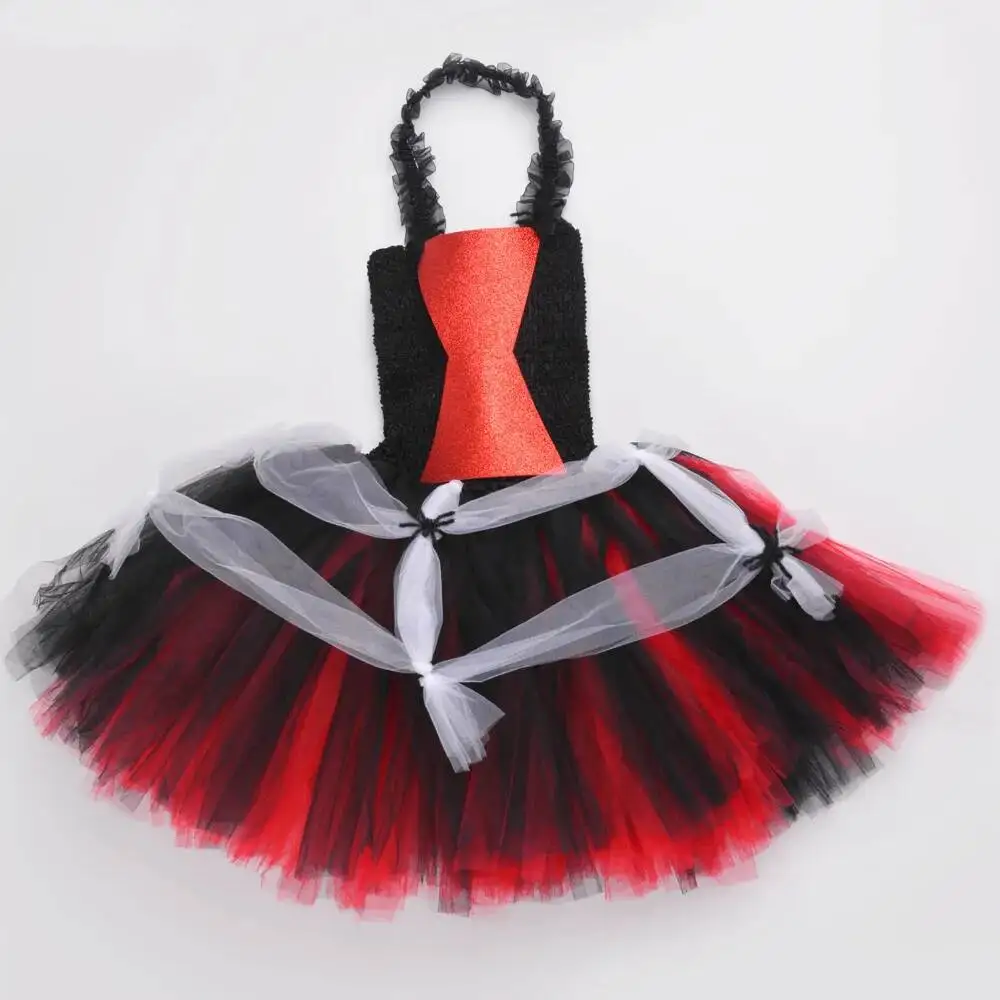 Widow Spider Halloween Costumes for Girls Spider Witch Fancy Tutu Dress Children Carnival Party Outfits Kids Disguise Clothes