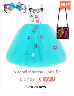 Sparkly Pink Glinda Witch Costumes for Girls Halloween Long Tutu Dress with Silver Stars Puff Sleeves Princess Ball Gown Outfit