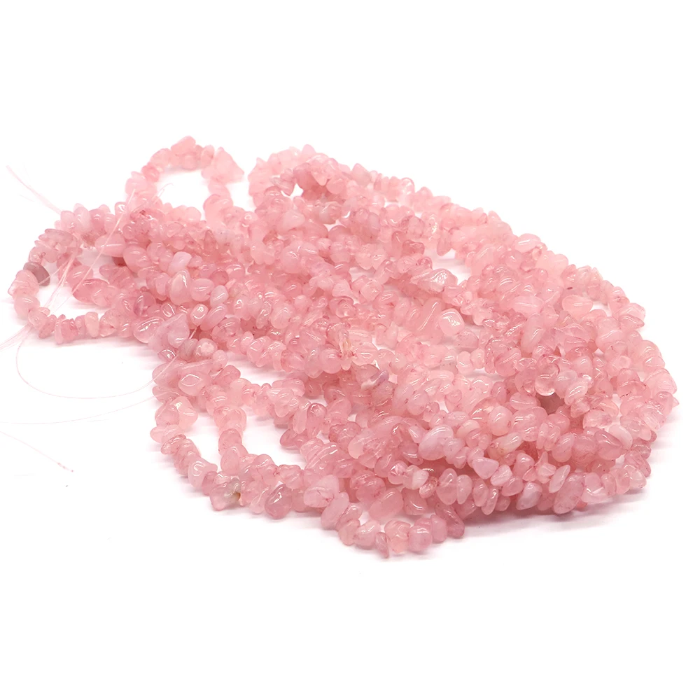 5-8mm Natural Gravel Stone Rose Pink Quartz Irregular Shape Chips Beads For Jewelry Making DIY Necklace Bracelet Accessories 5-8mm Natural Gravel Stone Rose Pink Quartz Irregular Shape Chips Beads For Jewelry Making DIY Necklace Bracelet Accessories