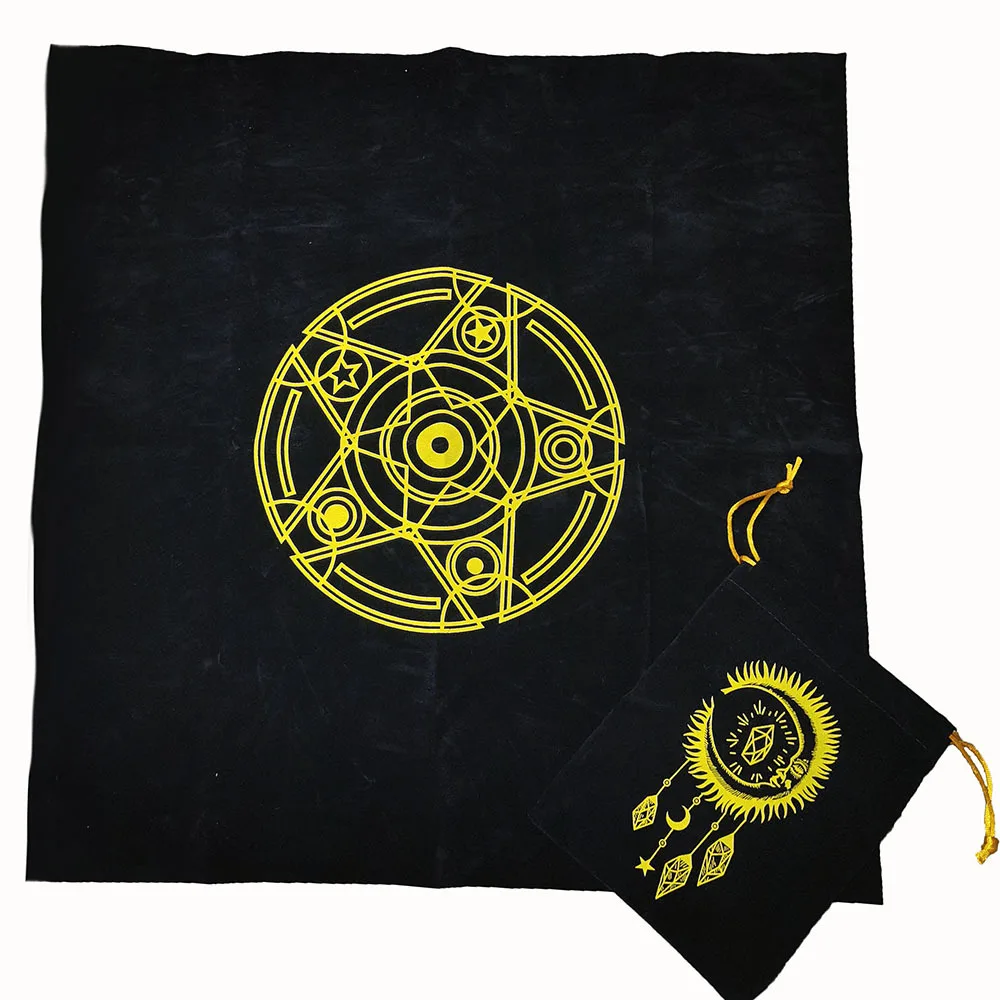 new 12X7cm Feather Black Gold Sun Tarot Card Gift Box Set Gold Foil Tarot Deck Stamping PVC Waterproof Wear Resistant Game Card