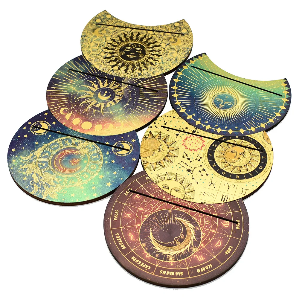 new 12X7cm Feather Black Gold Sun Tarot Card Gift Box Set Gold Foil Tarot Deck Stamping PVC Waterproof Wear Resistant Game Card