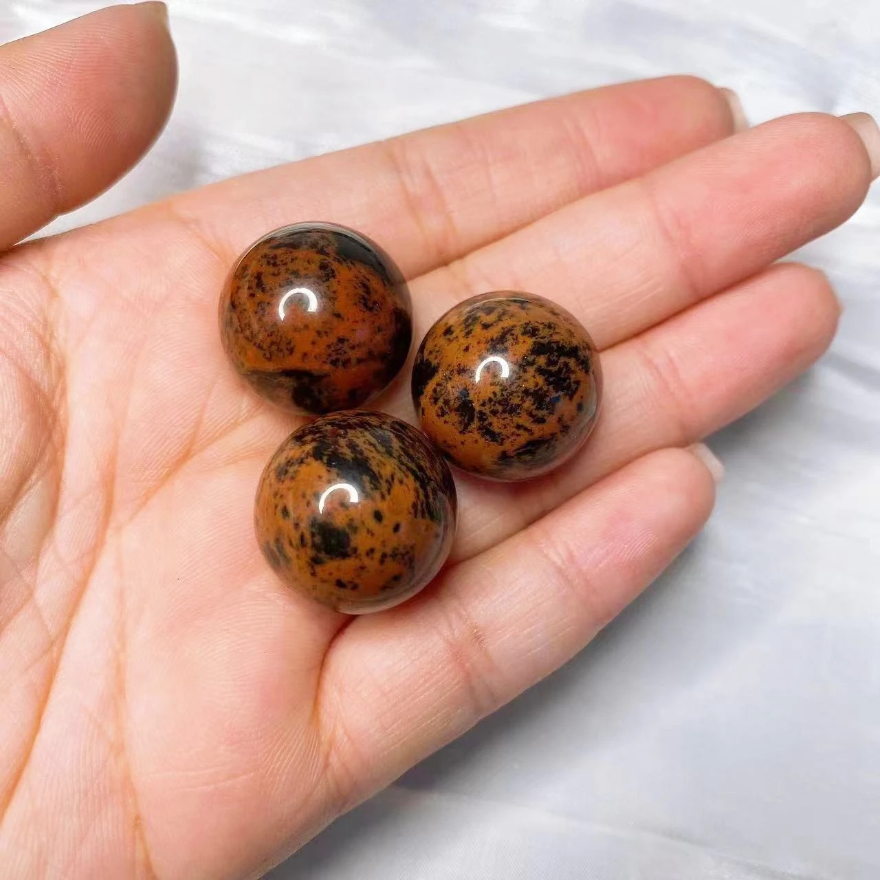 16mm Mini Sphere Natural Amethyst Ball PocketGemstone Crystal Quartz Reiki Healing Mineral Round Bead Home Decor aquarium Gift