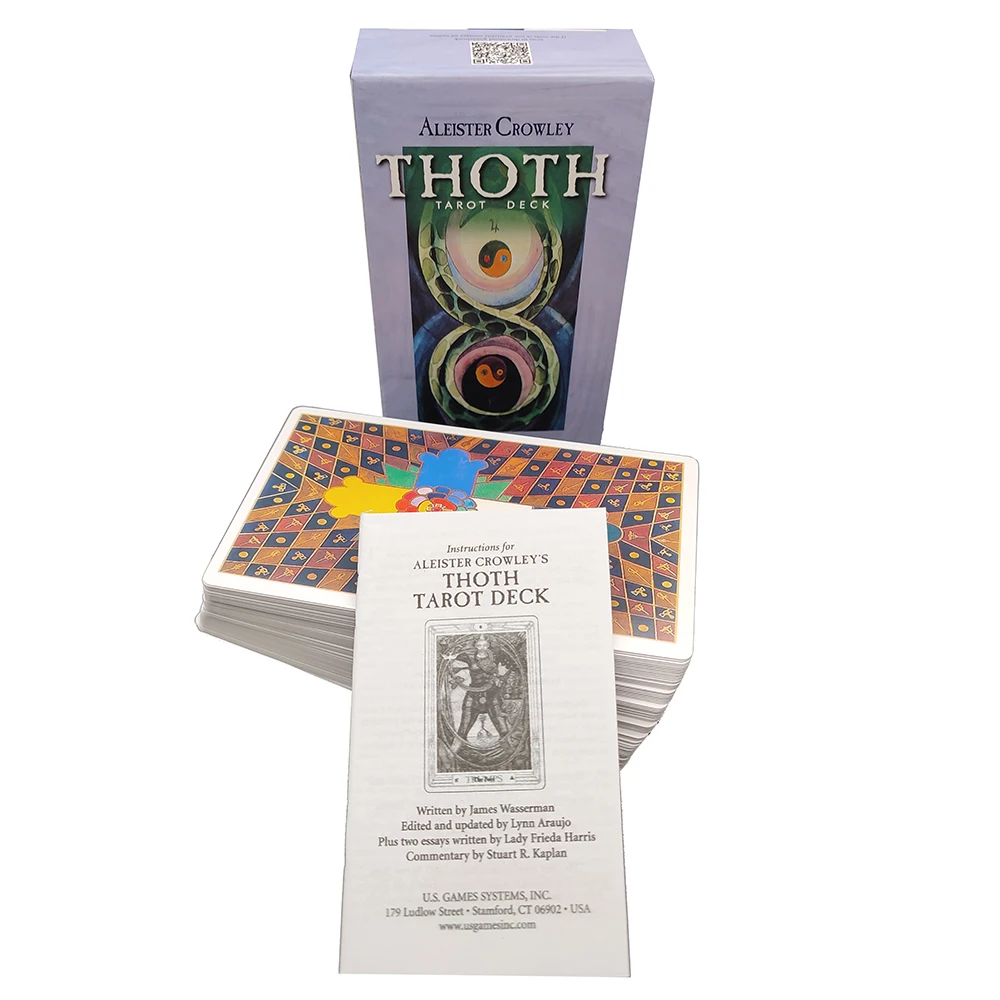 Small Crowley Thoth Divination Tarot Deck with Guide Book 78 Tarot Deck Telling Game for Beginners and Experts Small Crowley Thoth Divination Tarot Deck with Guide Book 78 Tarot Deck Telling Game for Beginners and Experts