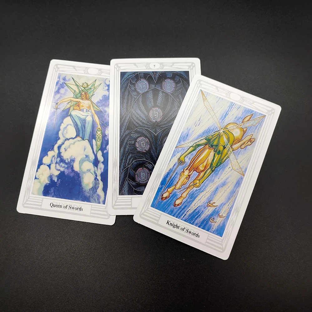 Small Crowley Thoth Divination Tarot Deck with Guide Book 78 Tarot Deck Telling Game for Beginners and Experts Small Crowley Thoth Divination Tarot Deck with Guide Book 78 Tarot Deck Telling Game for Beginners and Experts