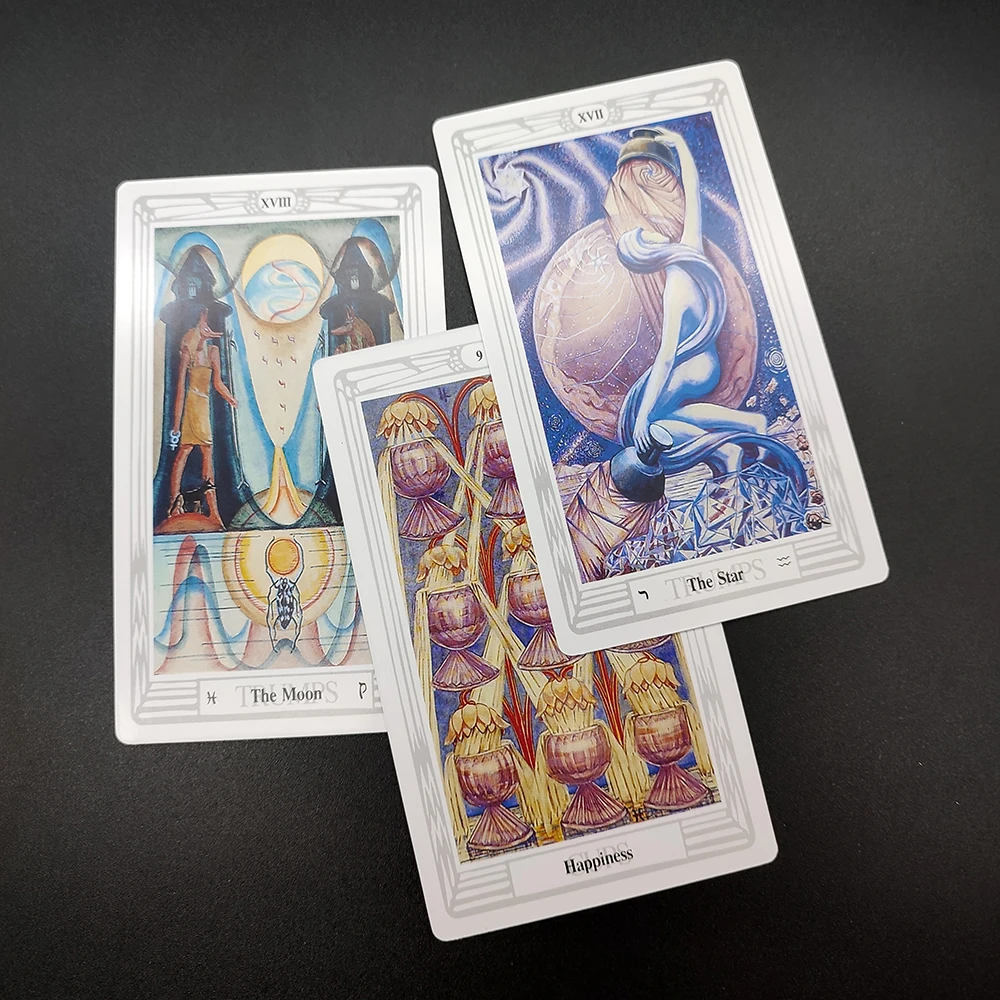 Small Crowley Thoth Divination Tarot Deck with Guide Book 78 Tarot Deck Telling Game for Beginners and Experts Small Crowley Thoth Divination Tarot Deck with Guide Book 78 Tarot Deck Telling Game for Beginners and Experts