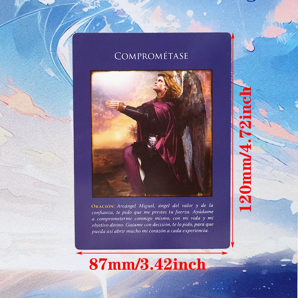 Spanish Edition  Cartas adivinatorias del Arcangel Miguel   by DOREEN VIRTUE