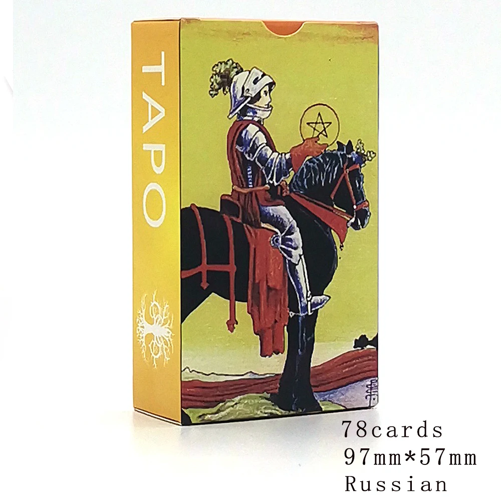 Russian rider wait Tarot Cards and Guidbook Deck Party Playing games Fate Divination Cards game board game