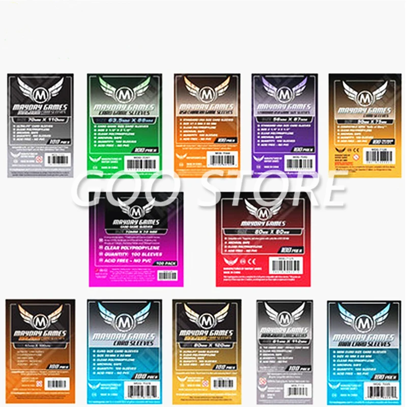 500 Sleeves Board Games MAYDAY Card Game Sleeve Protector protective clear cards sleeves
