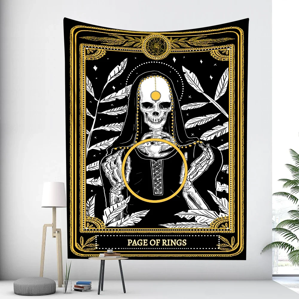 Tarot card psychedelic scene home decoration art tapestry hippie bohemian decoration divination wall hanging sheets Tarot card psychedelic scene home decoration art tapestry hippie bohemian decoration divination wall hanging sheets