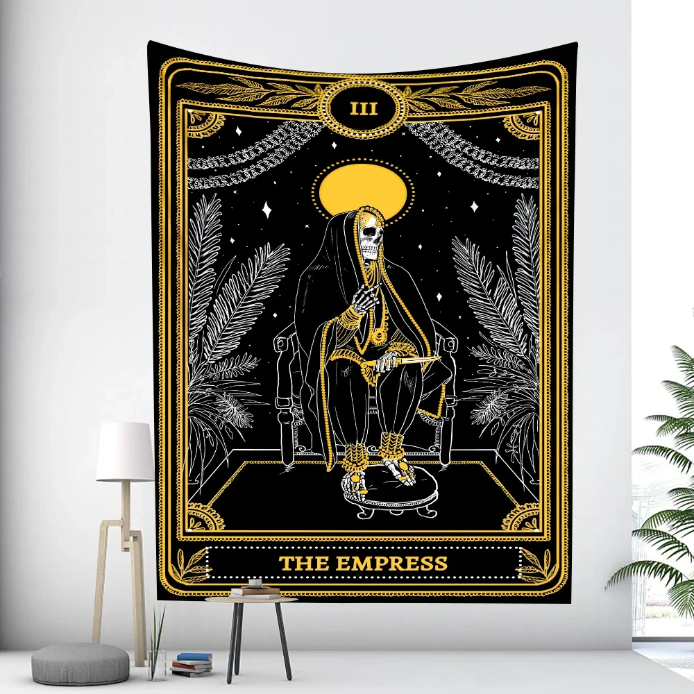 Tarot card psychedelic scene home decoration art tapestry hippie bohemian decoration divination wall hanging sheets Tarot card psychedelic scene home decoration art tapestry hippie bohemian decoration divination wall hanging sheets