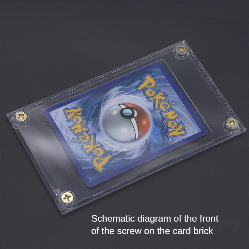 Card Holder Screw Trading Card Protector 35 PT Baseball Card Protectors for Football Sports Game Cards Storage Display