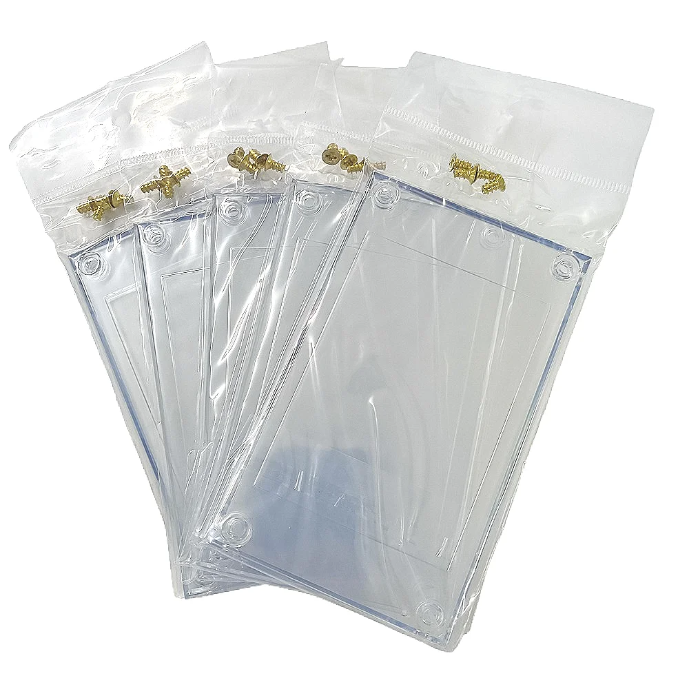 Card Holder Screw Trading Card Protector 35 PT Baseball Card Protectors for Football Sports Game Cards Storage Display