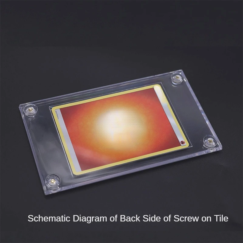 Card Holder Screw Trading Card Protector 35 PT Baseball Card Protectors for Football Sports Game Cards Storage Display