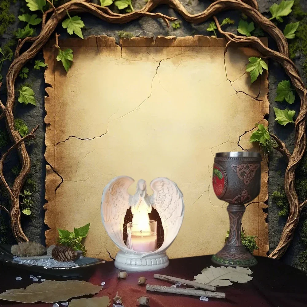 Parchment Vines Tarot Card Tablecloth Flower Of Life Altar Cloth Pagan Pendulum Witchcraft Astrology Card Mat for Room HomeDecor