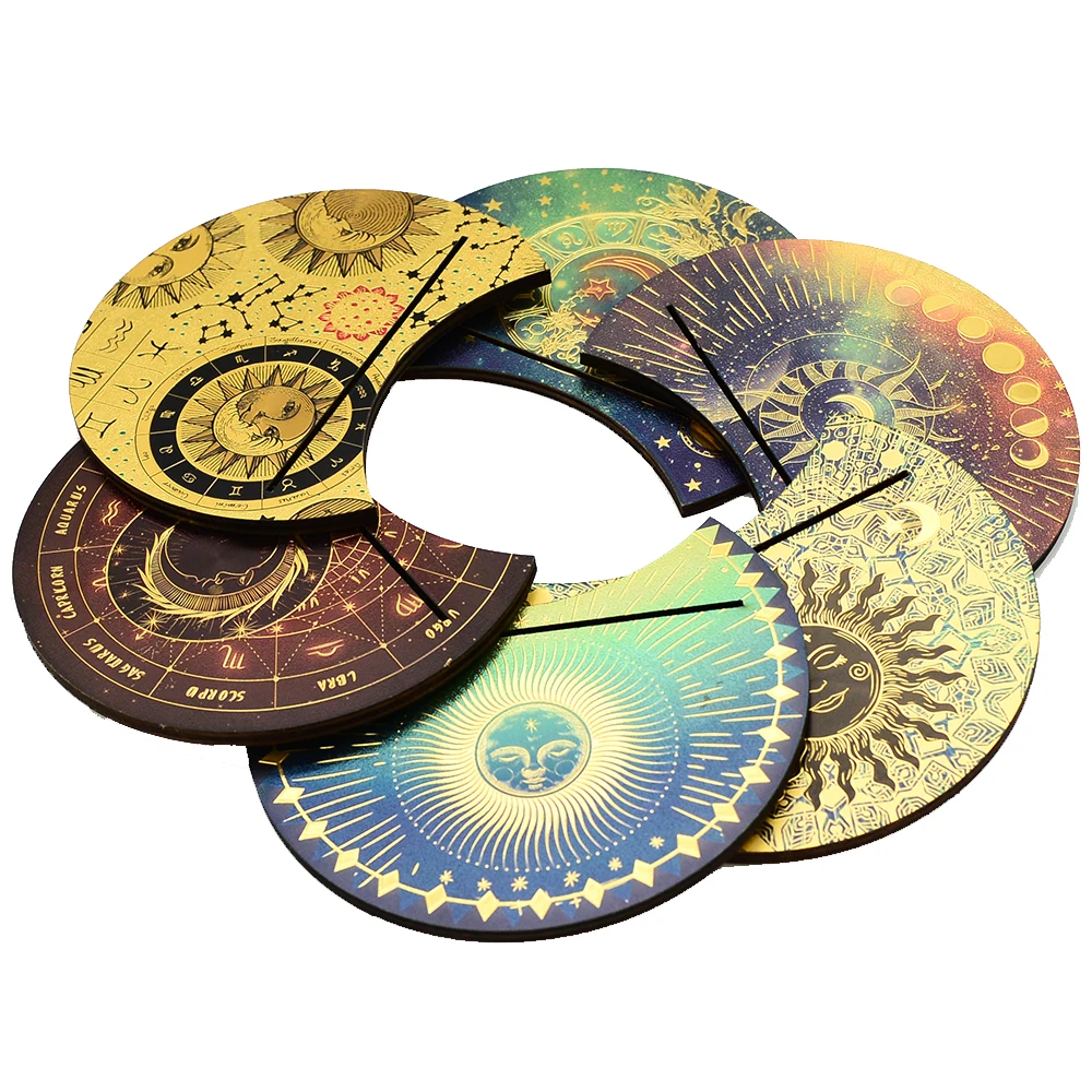 Deluxe Feather Black Gold Sun Gift Box Set Gold Foil Tarot 12 * 7cm Stamping PVC Waterproof Wear Resistant Board Game Card