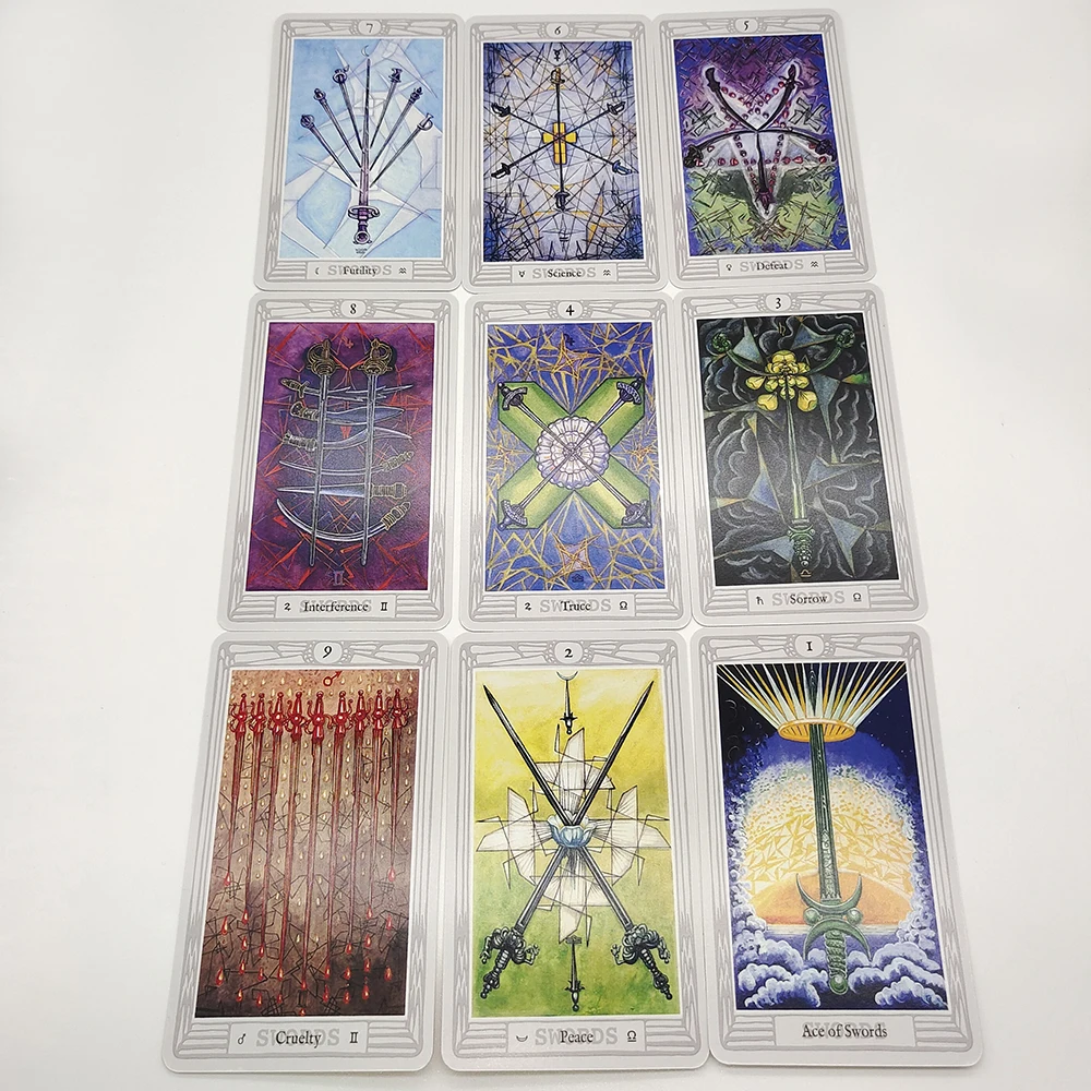 Aleister Crowley Luxe 80 Predictive Cards The Great THOTH Divination Tarot Cards