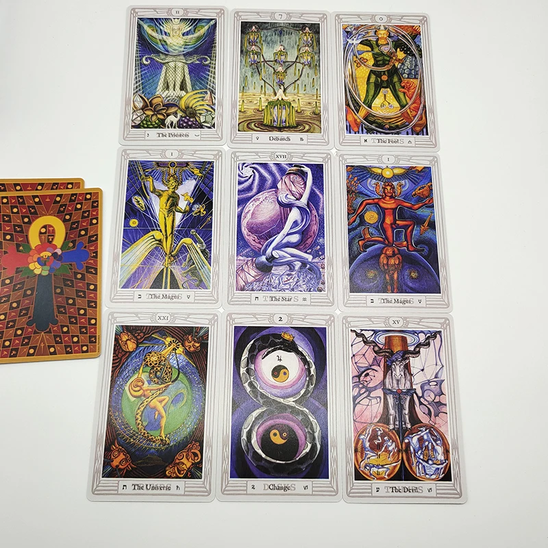 Aleister Crowley Luxe 80 Predictive Cards The Great THOTH Divination Tarot Cards