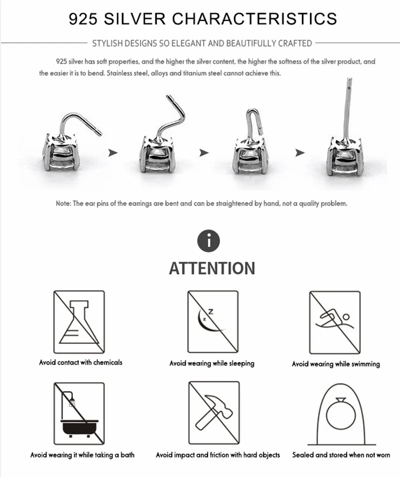 YUXINTOME 925 Sterling Silver Ear Needle Exquisite Color Crystal Zircon Luxury Stud Earrings Earrings for women Fashion Jewelry