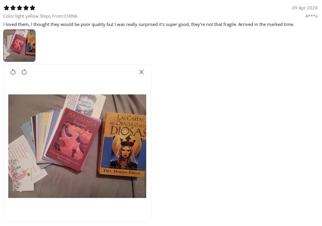 Spanish Edition  Las cartas del Oráculo de las diosas: 44 cartas del oráculo y libro PDF guía  by Doreen Virtue