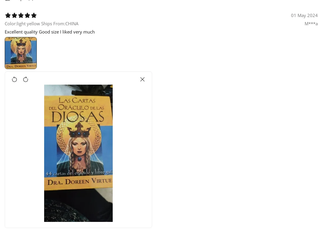 Spanish Edition  Las cartas del Oráculo de las diosas: 44 cartas del oráculo y libro PDF guía  by Doreen Virtue