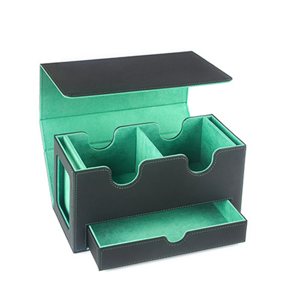 Exquisite window large box capacity card storage box toy game card storage collection box, fits for Yugion cards