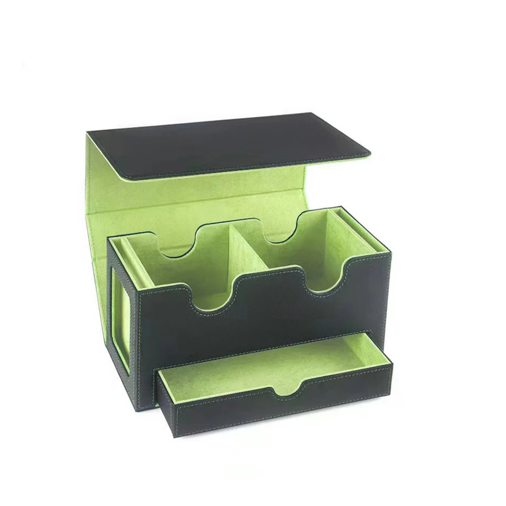 Exquisite window large box capacity card storage box toy game card storage collection box, fits for Yugion cards