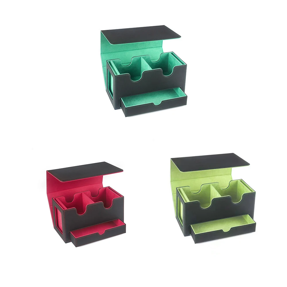 Exquisite window large box capacity card storage box toy game card storage collection box, fits for Yugion cards