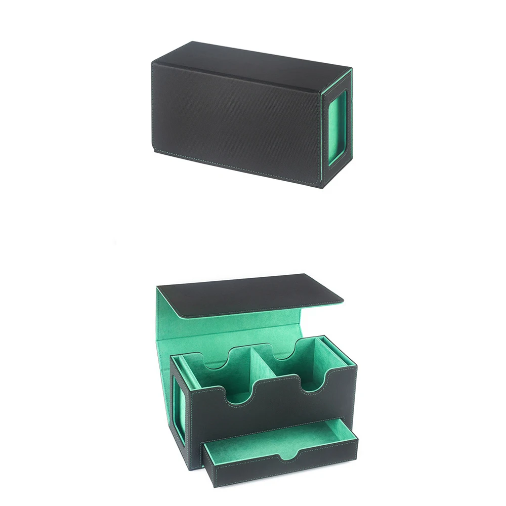 Exquisite window large box capacity card storage box toy game card storage collection box, fits for Yugion cards