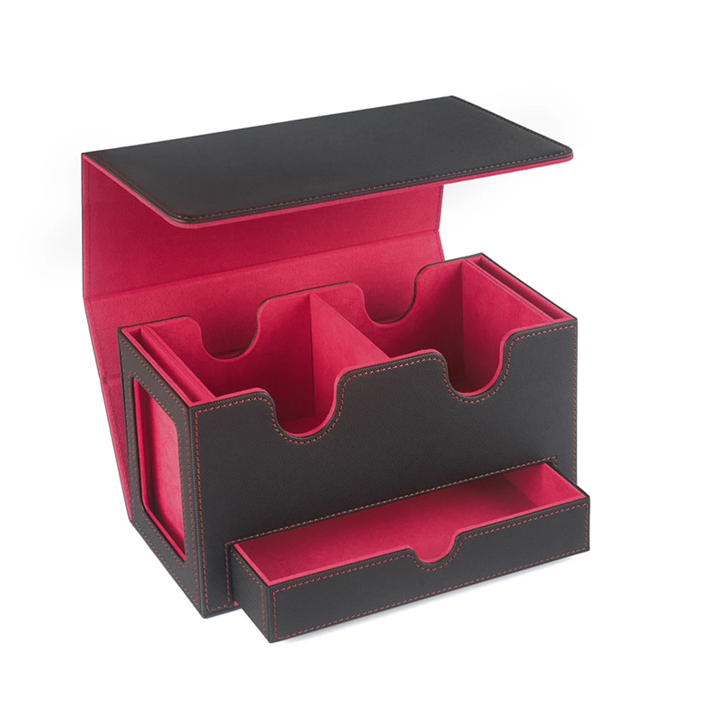 Exquisite window large box capacity card storage box toy game card storage collection box, fits for Yugion cards