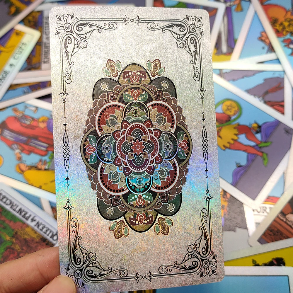 New Plastic Rider Waite Tarot Hot Stamping Gold Foil Tarot Exquisite Board Game Divination Cards For Collection