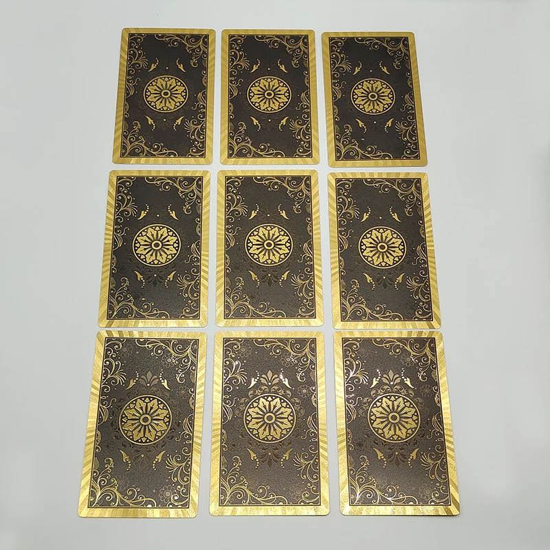 New Plastic Rider Waite Tarot Hot Stamping Gold Foil Tarot Exquisite Board Game Divination Cards For Collection New Plastic Rider Waite Tarot Hot Stamping Gold Foil Tarot Exquisite Board Game Divination Cards For Collection