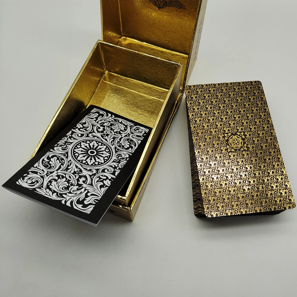 New Plastic Rider Waite Tarot Hot Stamping Gold Foil Tarot Exquisite Board Game Divination Cards For Collection