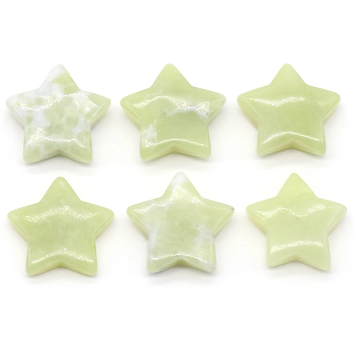 1 PC Star Statue Natural Crystal Onyx Bare Stone Meditation Healing Reiki Gems Gift Collection Home Decor Decorations 30x30mm