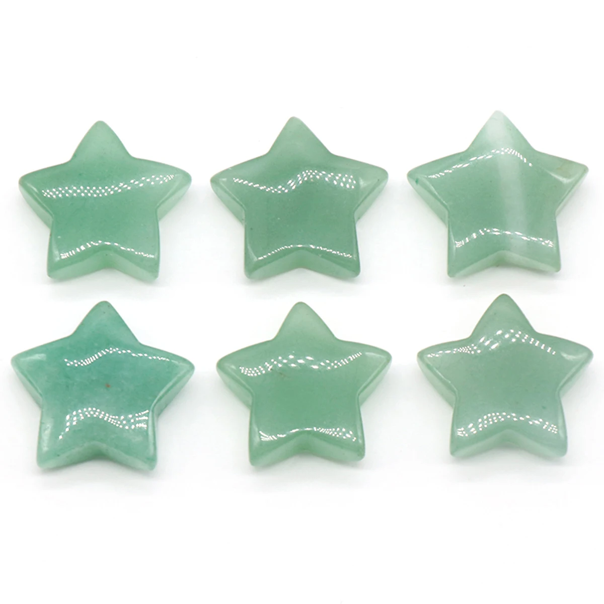 1 PC Star Statue Natural Crystal Onyx Bare Stone Meditation Healing Reiki Gems Gift Collection Home Decor Decorations 30x30mm