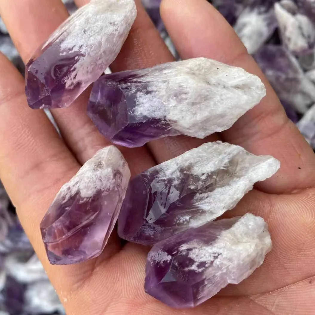 100g Amethyst Citrine Combo Bulk Wholesale Crystal Points Chunks Healing Crystals Landscaping Feng Shui Fish Tank Decor