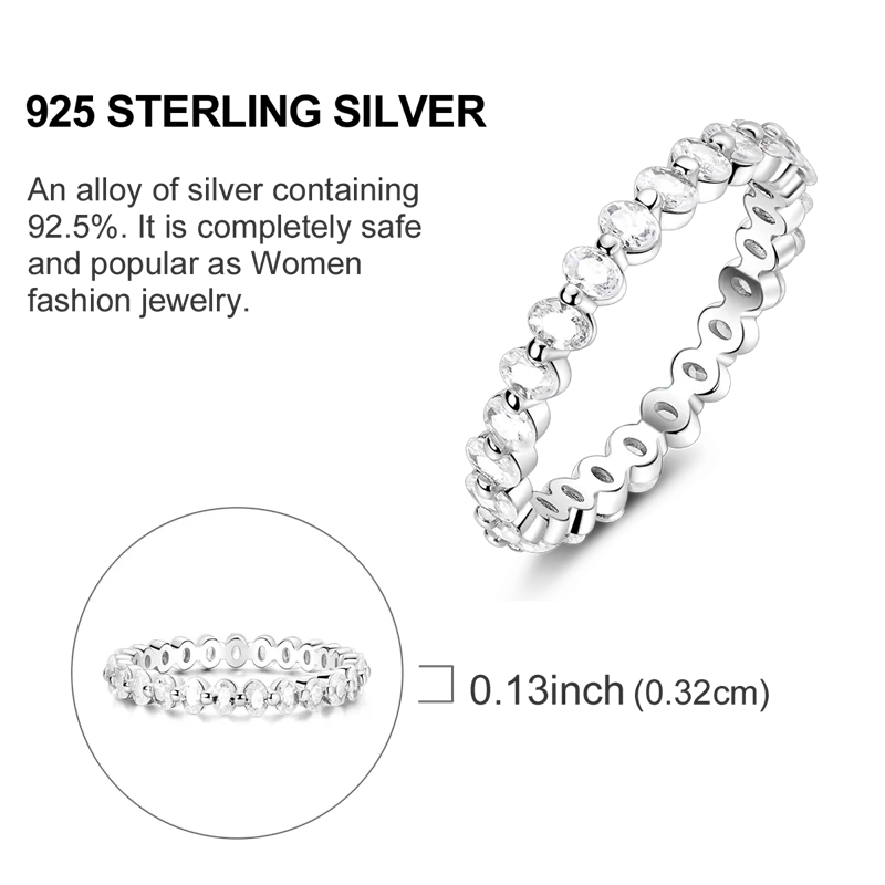 Original 925 Sterling Silver Women Rings 2025 Sparking Zirconium Ring LOVE Wedding Rings For Engagement Jewelry Anniversary Gift