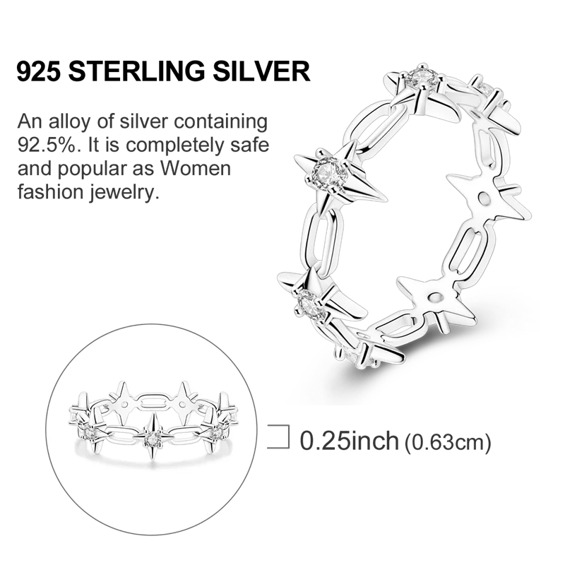 Original 925 Sterling Silver Women Rings 2025 Sparking Zirconium Ring LOVE Wedding Rings For Engagement Jewelry Anniversary Gift