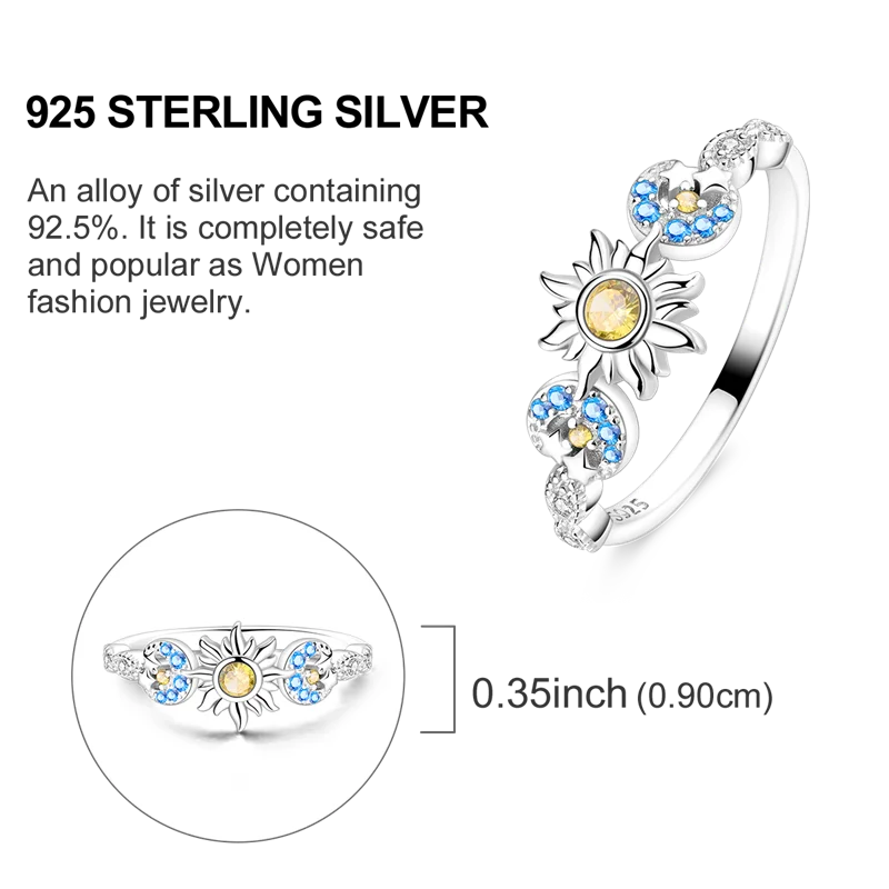 Original 925 Sterling Silver Women Rings 2025 Sparking Zirconium Ring LOVE Wedding Rings For Engagement Jewelry Anniversary Gift