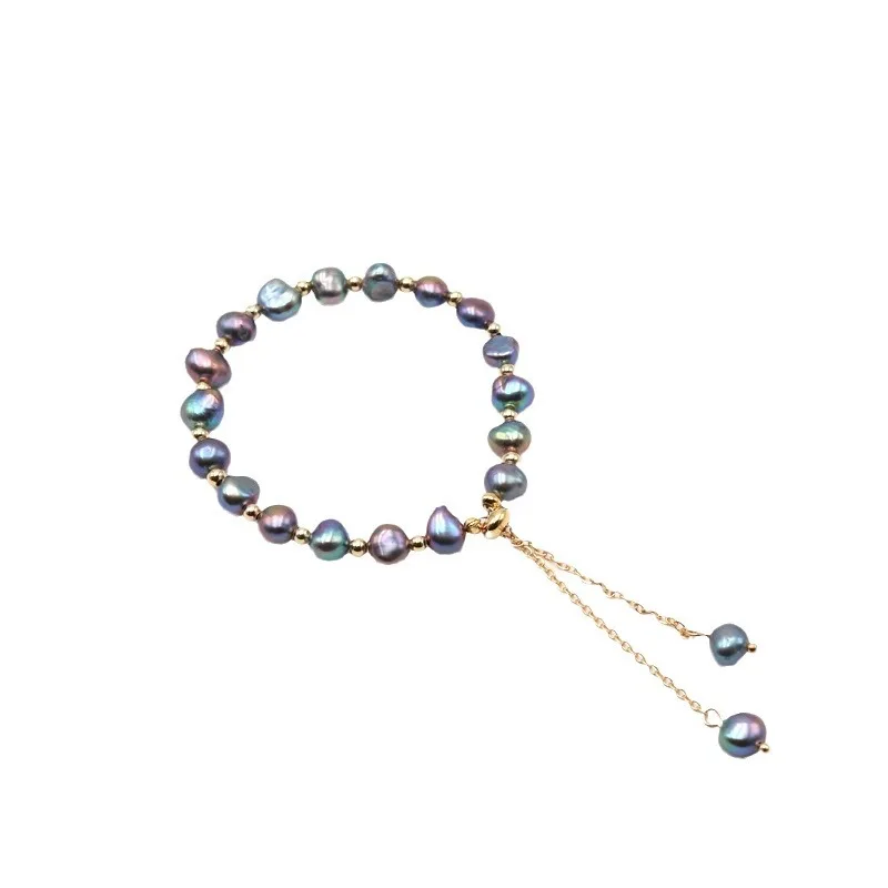 Hot Sell Fashion Natural Baroque Freshwater Pearl 14K Gold Filled Ladies Bracelet Jewelry For Women Birthday Gifts No Fade Hot Sell Fashion Natural Baroque Freshwater Pearl 14K Gold Filled Ladies Bracelet Jewelry For Women Birthday Gifts No Fade