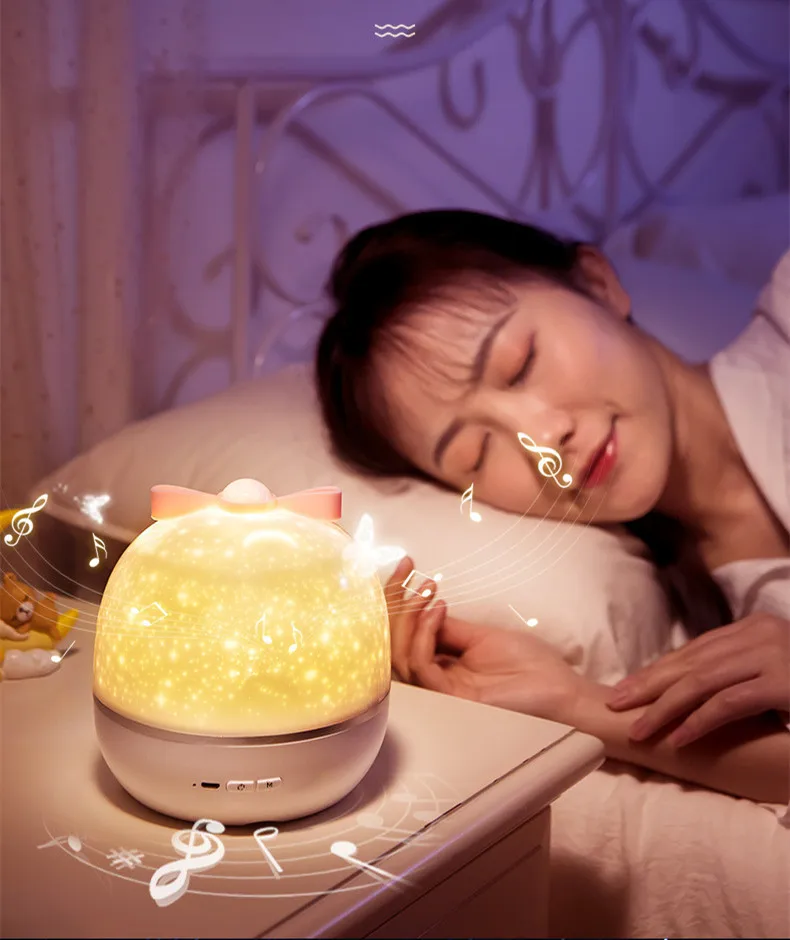 Starry Sky Projector Planetarium Lamp Romantic Room Ceiling Project Lamp for Kids Bedroom Decor Valentine's Day Gift 12 Films