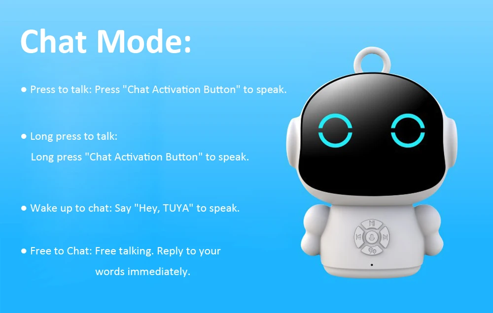 Tuya Smart AI Robot WiFi Early Education Toys for Children Speech Recognition & Voice Interactive Educational Learning Machine Tuya Smart AI Robot WiFi Early Education Toys for Children Speech Recognition & Voice Interactive Educational Learning Machine