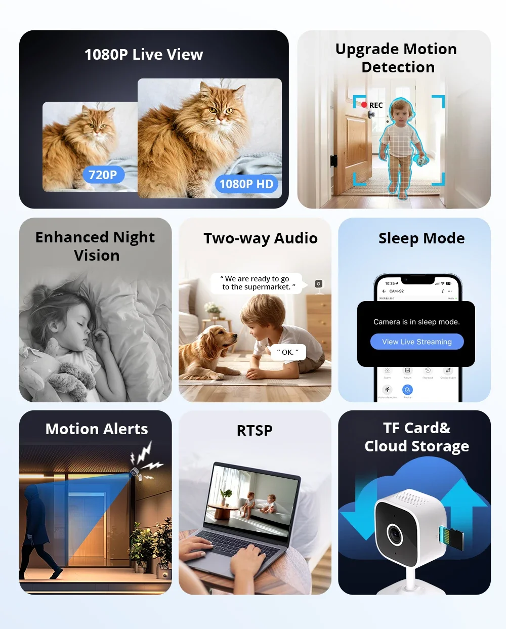 SONOFF CAM Slim Gen2 1080P HD WiFi Smart Home Security Camera Motion Detection With Night Vision Work With Ewelink Alexa Google SONOFF CAM Slim Gen2 1080P HD WiFi Smart Home Security Camera Motion Detection With Night Vision Work With Ewelink Alexa Google