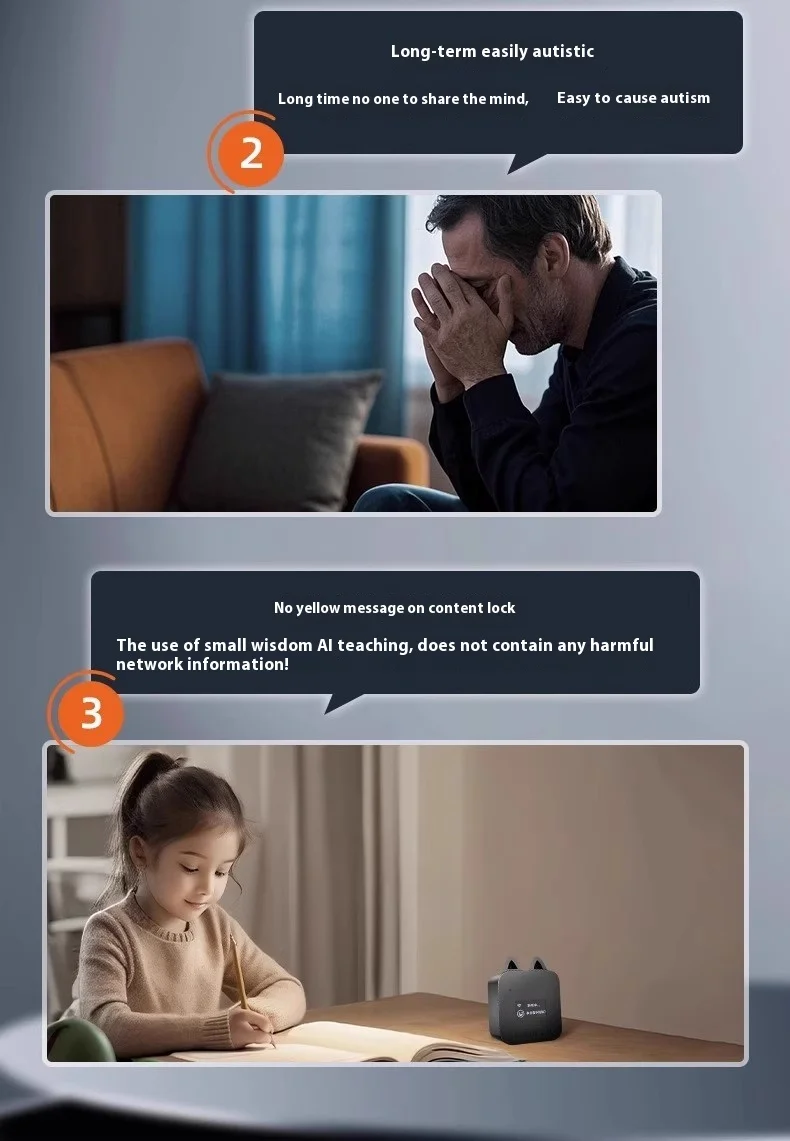 DeepSeek XiaoZhi Mini AI Robot | Smart Voice Chatbot, Emotional Interaction, Personalized AI Companion, Unique Gift Idea