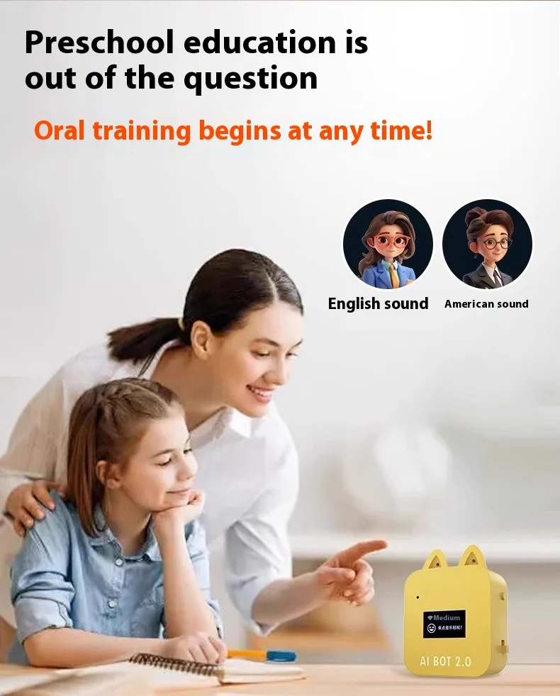 DeepSeek XiaoZhi Mini AI Robot | Smart Voice Chatbot, Emotional Interaction, Personalized AI Companion, Unique Gift Idea