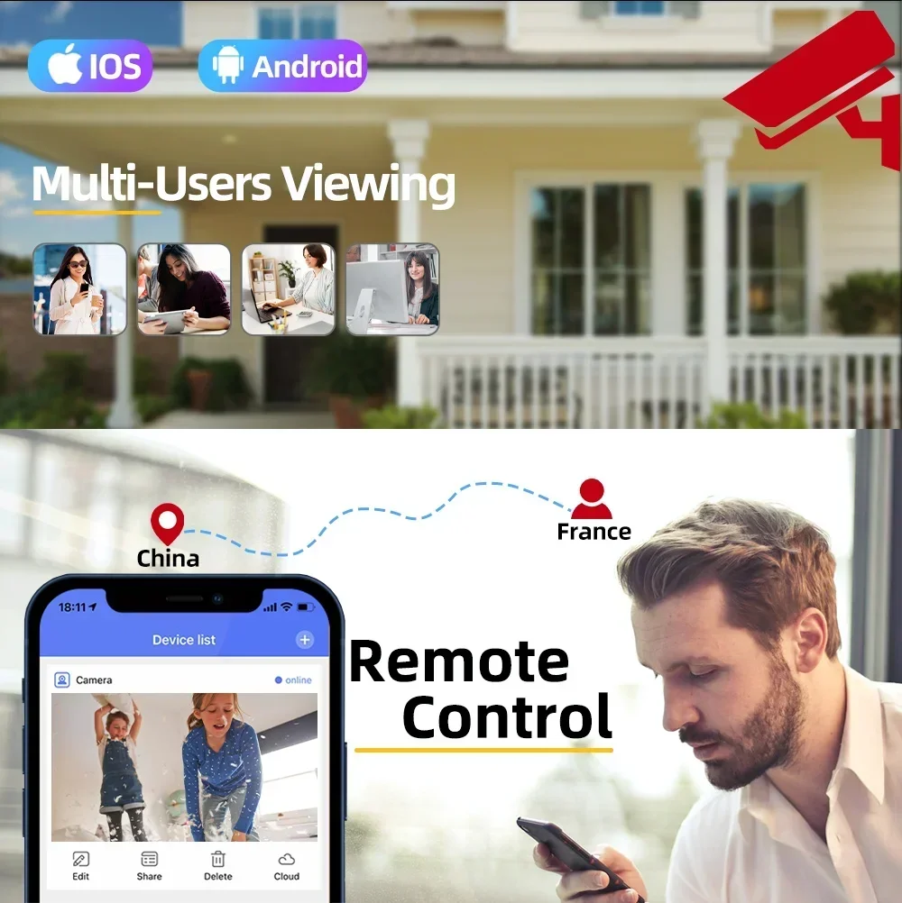8MP Dual Lens 5G WIFI Camera Tuya Smart PTZ 4K HD Dual Screen Auto Tracking Indoor Wireless Security Video Surveillance Cameras 8MP Dual Lens 5G WIFI Camera Tuya Smart PTZ 4K HD Dual Screen Auto Tracking Indoor Wireless Security Video Surveillance Cameras